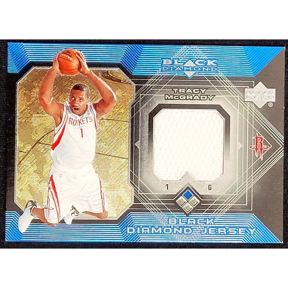 2004-05 UD BLACK DIAMOND TRACY MCGRADY BLACK DIAMOND JERSEY